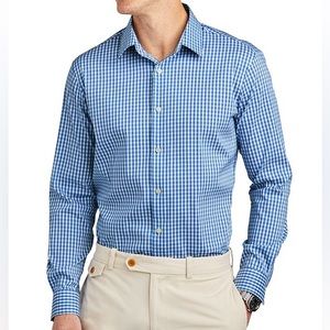 Brooks Brothers Men’s 346 Long Sleeve Plaid Button Down Shirt Size XL